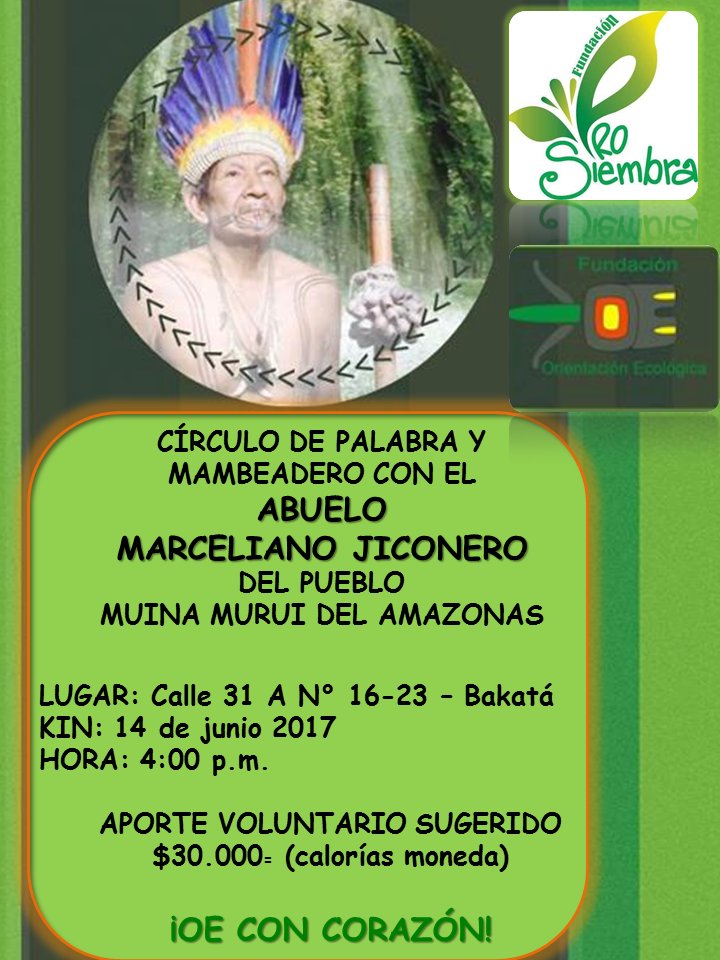 #14dejunio #CírculoDePalabra con el #AncianoMayor Marceliano Jiconero!!