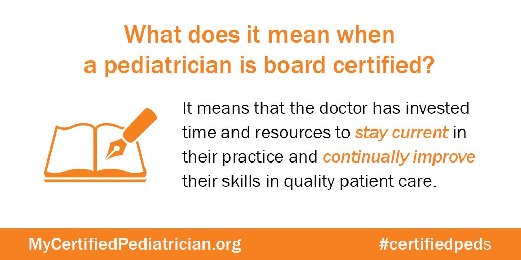 ab_peds's tweet photo. #Certifiedpeds have invested time and resources to stay
current in their practice: https://t.co/FGC8OmoxmZ #parenting #pediatrics https://t.co/zAHqIKGaUT