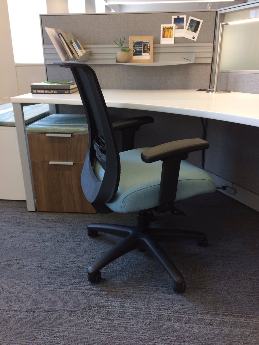 honcompany's tweet image. SNEAK PEEK! Introducing our new task chair #Convergence, launching in July. #NeoCon2017
