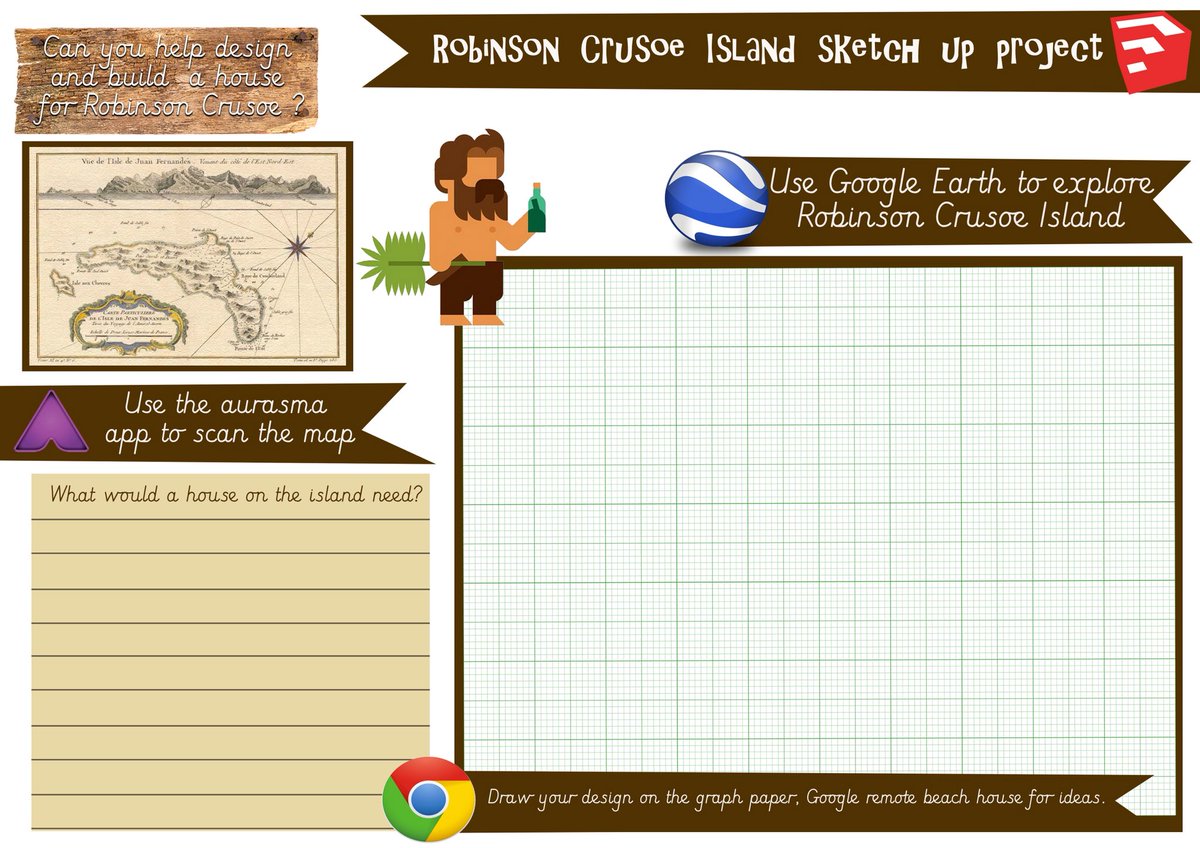 BradleyDardis's tweet photo. Y5 have began their new🤖unit,Building a #CAD 🏠 for Robinson Crusoe by exploring the island with @googleearth @aurasma #computingwithpurpose https://t.co/QLBS2wX9Mf