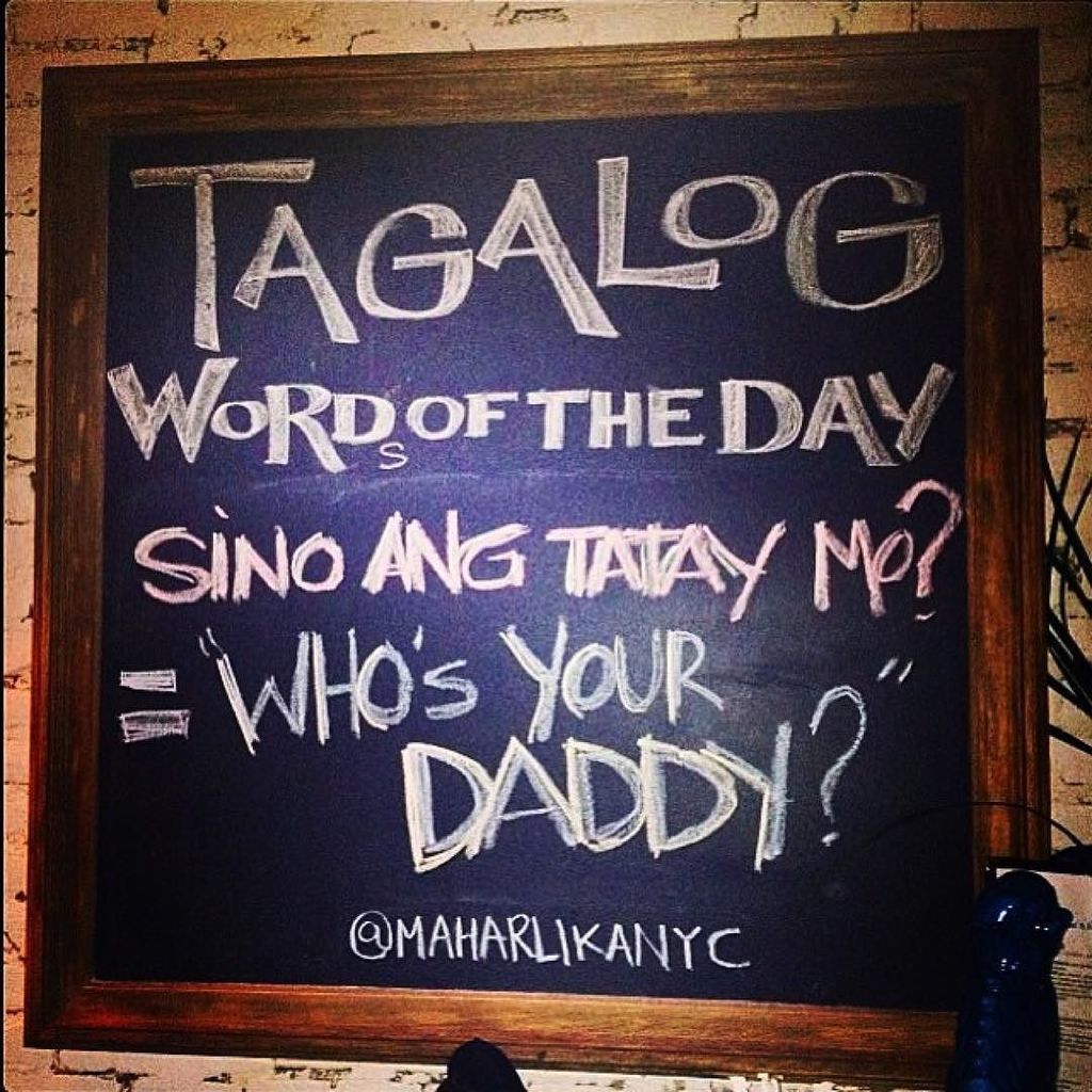Throwing it back to one of our favorite #tagalogwordoftheday! Remember to make your #fathersday brunch plans with … ift.tt/2slExZa