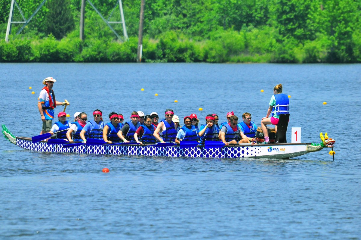 AMJ_604's tweet photo. Fabulous day on the lake with the @MunichRe_US team joining the Paddle for Pink event at Mercer County Park to support Breast Cancer! https://t.co/OAXPzh6PZV