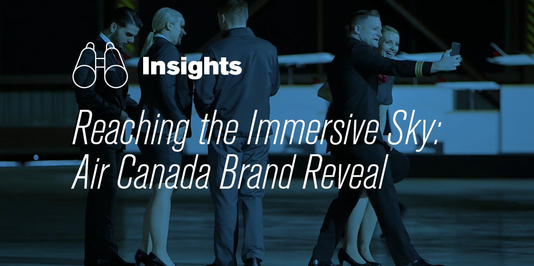 FreemanCo's tweet image. Got high expectations? Watch @aircanada fly its new brand identity in Montreal, Toronto, &amp;amp; Vancouver simultaneously. bit.ly/2rTof8m