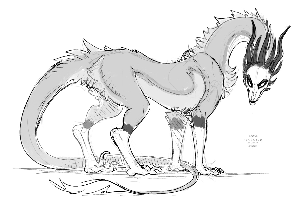 Karra the Dream Creature. First one is a collab with @serpentlingrimm
#karra #monster #creature #art #sketch #dragon #nataliedecorsair 