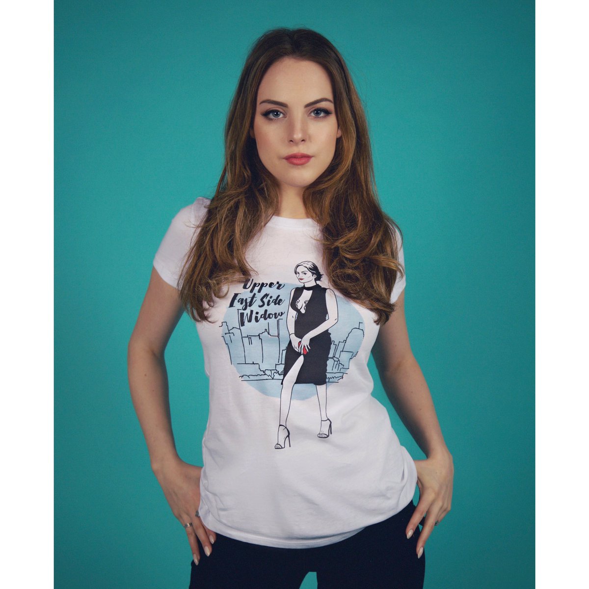 In case you missed out the first time, my Upper East Side Widow tees &amp; sweatshirts are back for one week only at represent.com/liz 💅🏻