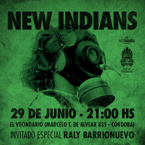 new_indians's tweet photo. 💪Arrancamos la semana con tremenda noticia de un fechon!👊
Presentamos el disco, Toda la data del evento acá 👉 https://t.co/wz5ISEq6BA https://t.co/ZwJWLYpLAr