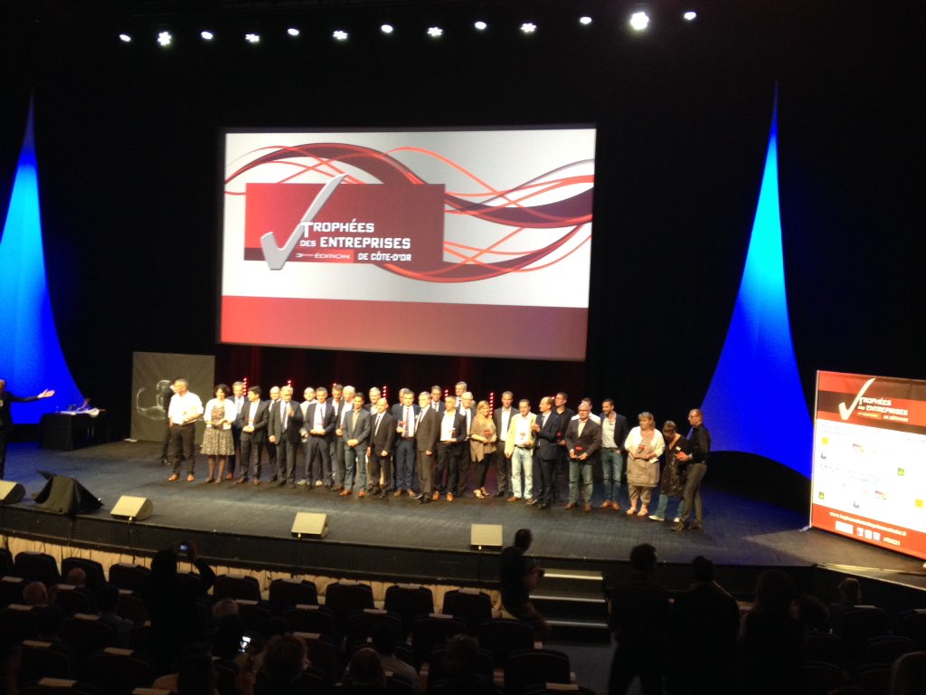 Véritable succès pour les trophées des entreprises de côté d'or 2017 parrainées par Harmonie Mutuelle@hmutuelle#harmoniemutuelle