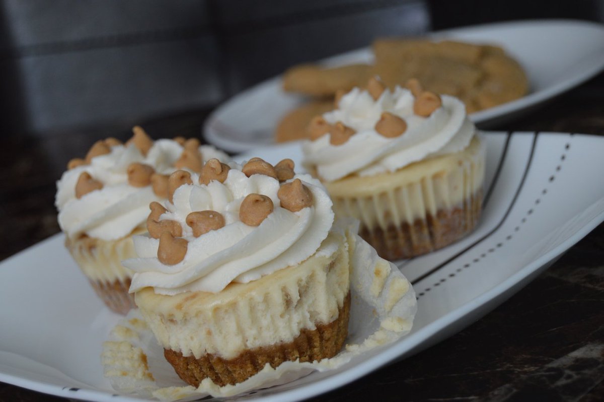 SSweeetz's tweet photo. Happy National Peanut Butter Cookie day! Yes, we made that into a Cheesecake... then a Cheesecake Cupcake!!
#Ssweeetz #foodporn #NextLevelCC https://t.co/N2Xr04K4oS