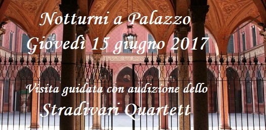 Notturni a Palazzo Trecchi con audizione dello Stradivari Ensemble, un' occasione rara per gli amanti dell'arte e della musica! Alle 18.00 !