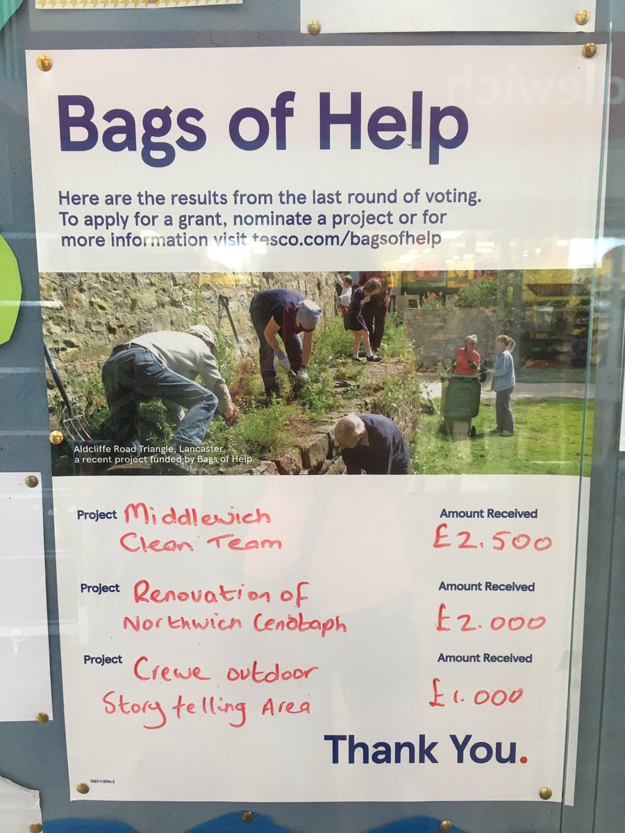 middlewichclean's tweet photo. Wow!! Thanks to everyone who voted for us ❤️👍❤️@MiddlewichTesco @ourmiddlewich @middlewichnews @middlewichvoice @ShoutMiddlewich https://t.co/lAGpRhAyPL
