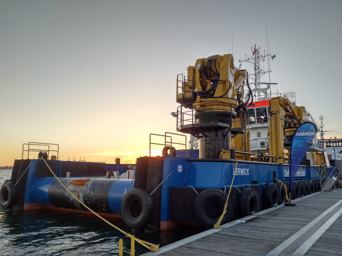 Voe Vanguard - Alongside berth VB31, <a href="/seawork/">Seawork</a> 
Come for a look around this first of class Damen RSV3315