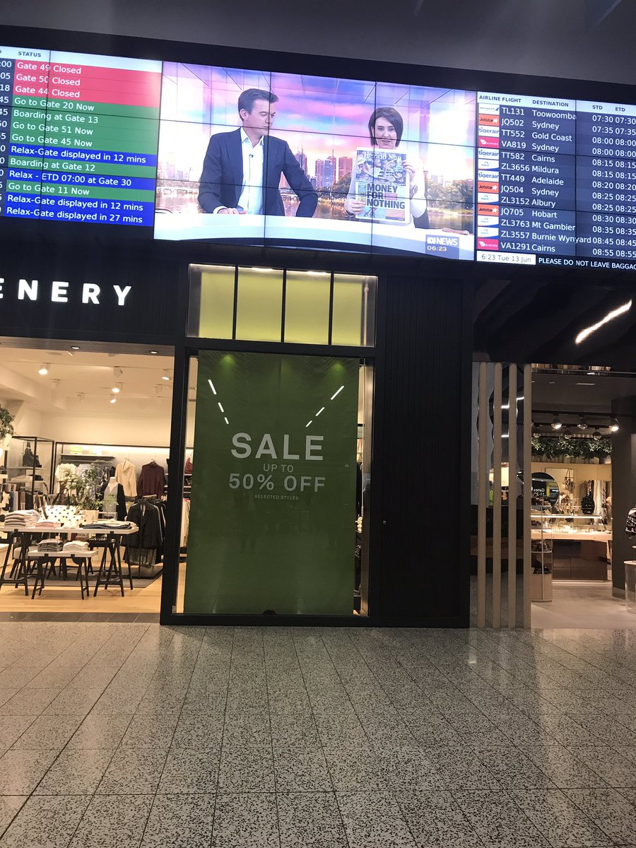 micx0r's tweet photo. @BreakfastNews you're famous. Hello from terminal 4 https://t.co/KncMfPHFYw