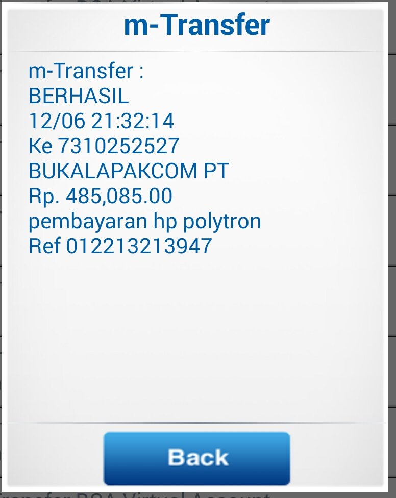AsepOke's tweet photo. @Bukalapak_Care saya sudah melakukan pembayaran untuk pesanan 170440409322 dengan no tagihan BL17113K5GIDINV, bukti transfer sbb: https://t.co/85jRasuRfD