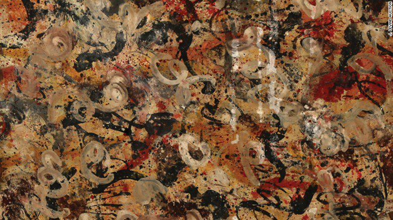 CNN's tweet photo. A rare Jackson Pollock painting found in an Arizona garage could be worth $15 million https://t.co/54uhKZAFU0 https://t.co/lL3N7Txawc