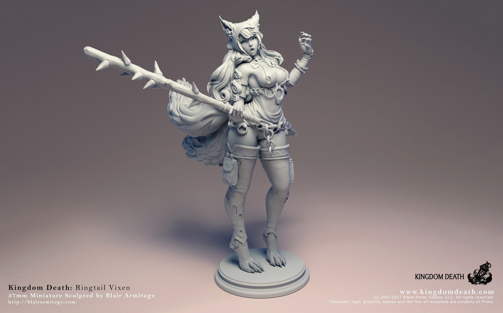 Blair Armitage✨ on X: t.co2hCon7gsuR Ringtail Vixen for  #KingdomDeath ! t.coiFvylL2l4a  X