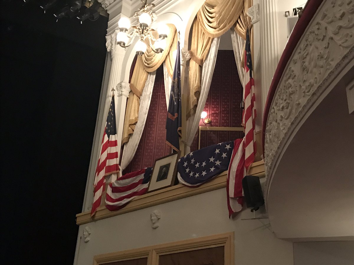 kdoubleya's tweet image. Salk at Ford's. 'President Lincoln shot by assassin last night'  #SalkDC2017