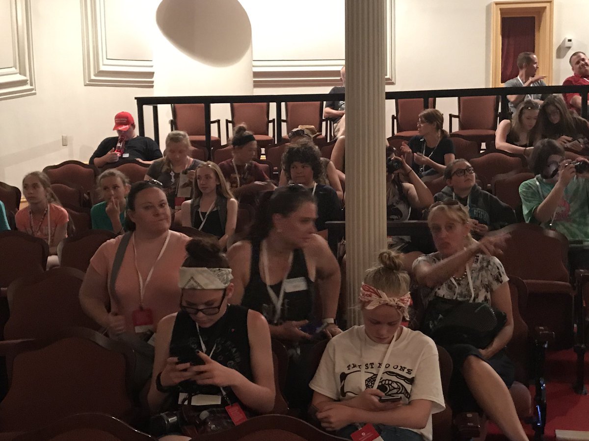 kdoubleya's tweet image. Salk at Ford's. 'President Lincoln shot by assassin last night'  #SalkDC2017