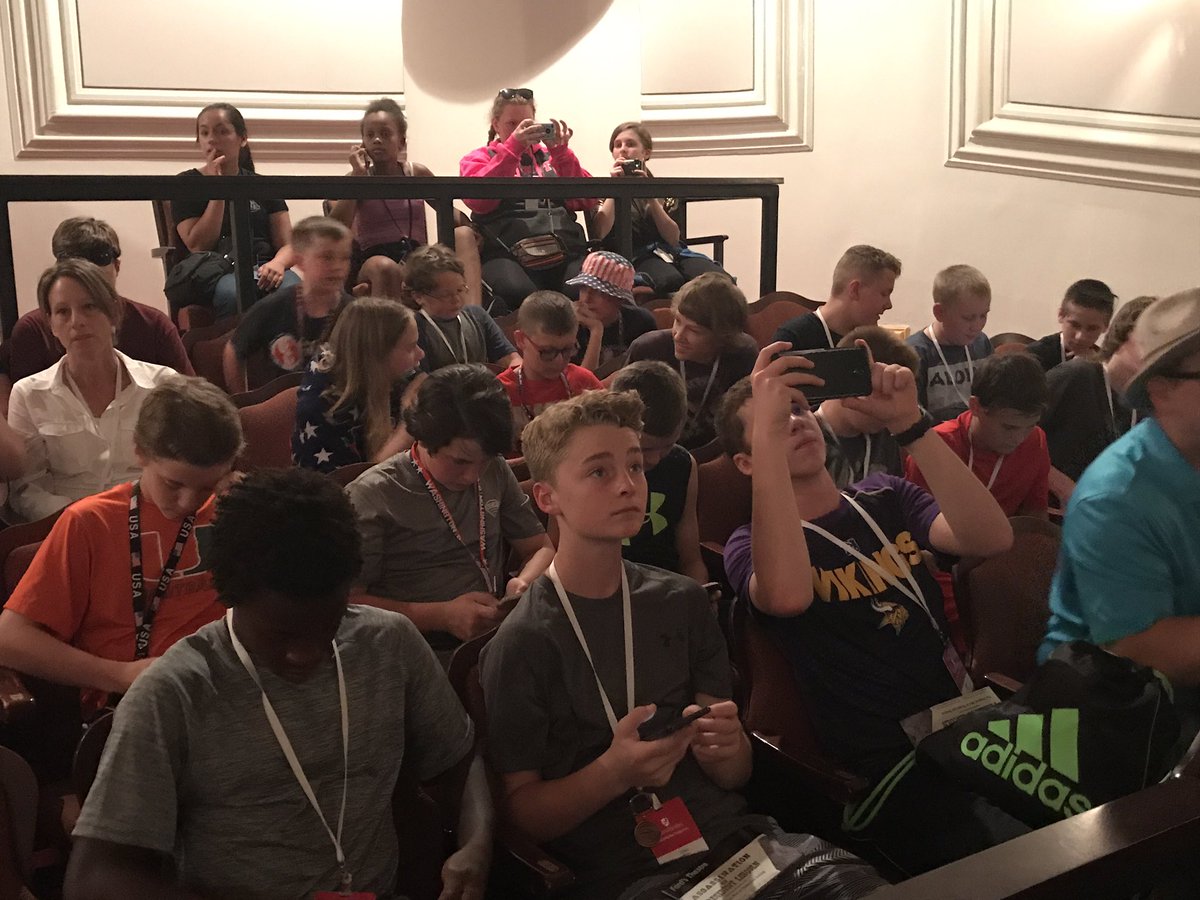 kdoubleya's tweet image. Salk at Ford's. 'President Lincoln shot by assassin last night'  #SalkDC2017