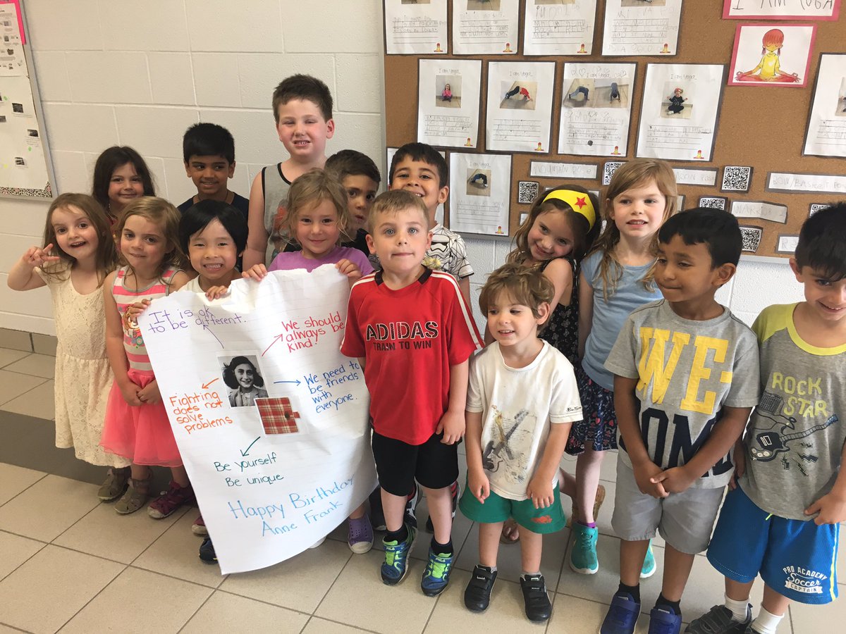 afpsyr's tweet photo. You're never too young to understand &amp; learn about the importance of kindness and inclusion.  @Dara_01 #yrdsb #Diary75 https://t.co/TsYyhJfwhJ