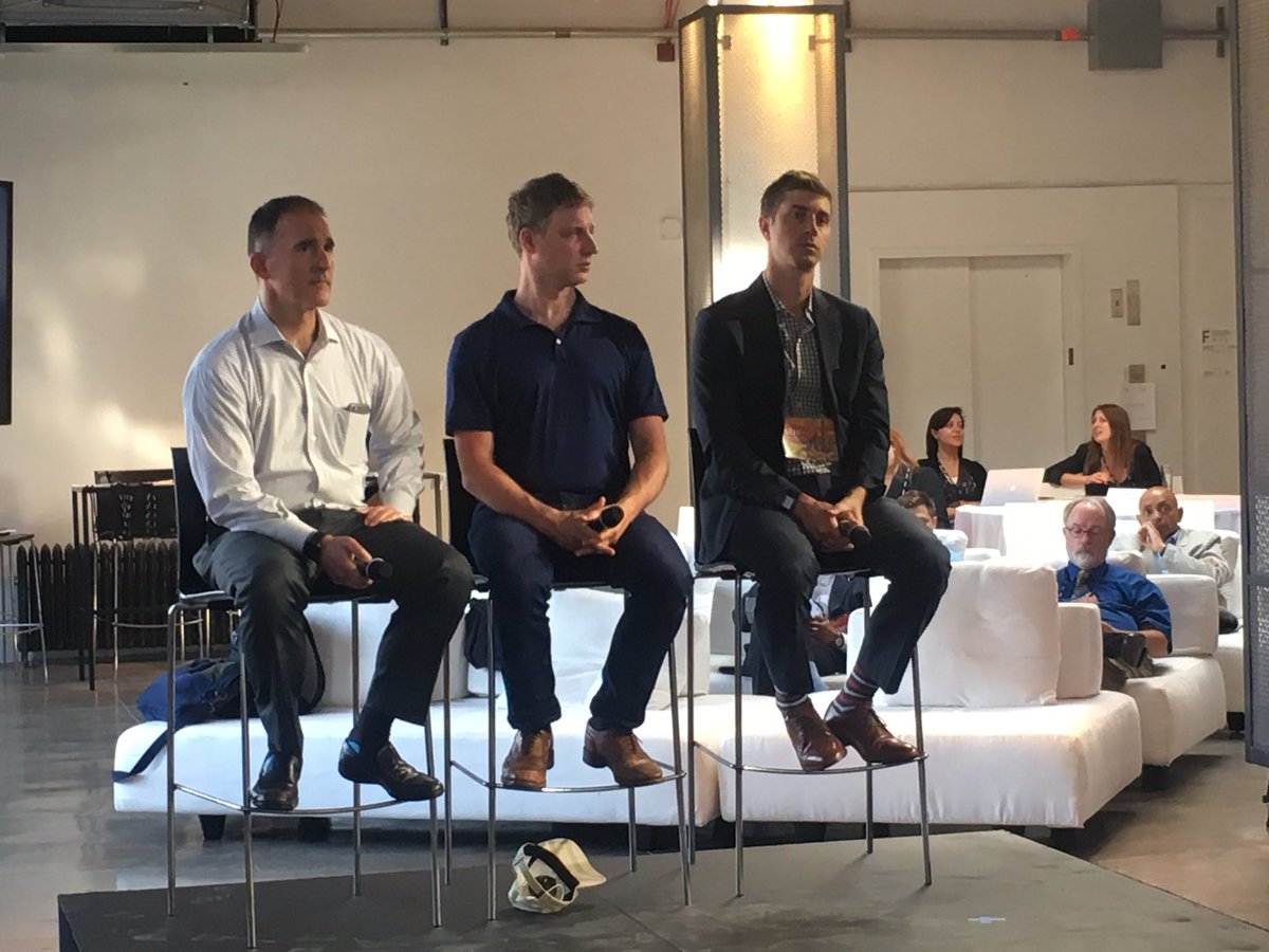 The Three Investor Panelist's for GCT Brian Keil of <a href="/EmpireStateDev/">Empire State Development</a>, Ron Gonen of <a href="/LoopFund/">Closed Loop Partners</a> and Ben Sampson of <a href="/GE_Ventures/">GE Ventures</a>
