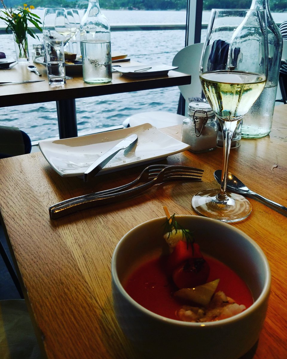 Cornelius Restaurant in #Bergen #Norway. I'm in love with the staff and was even confused for a real #Norwegian