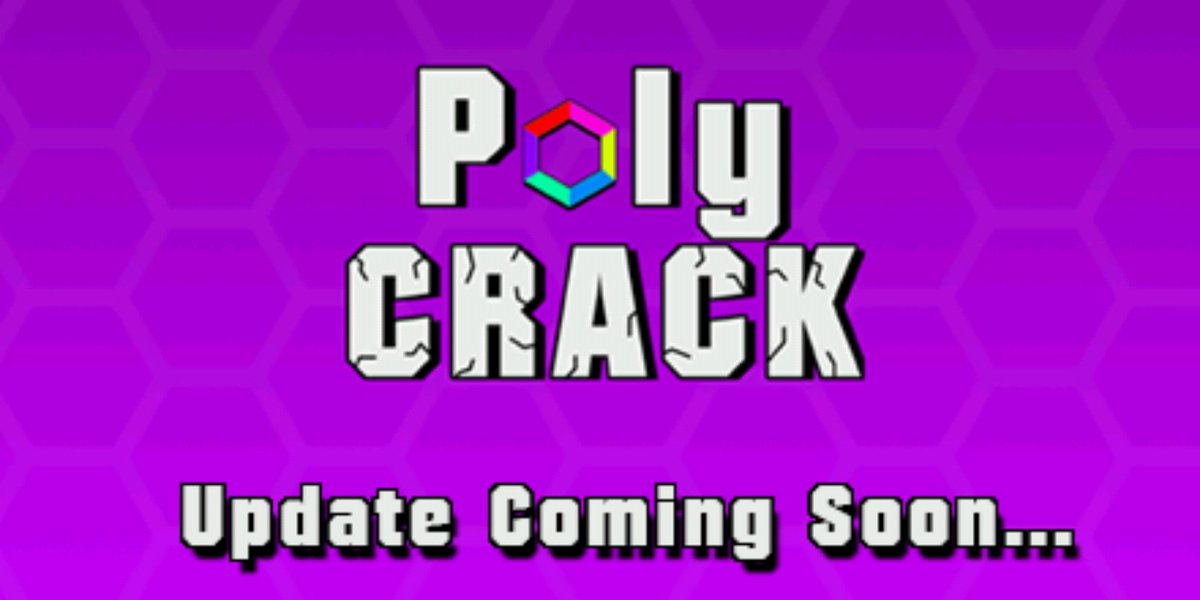 EternalGameBros's tweet photo. Working on a BIG Poly Crack update that you should probably get excited for! #PolyCrack #GameDev #IndieDev https://t.co/IXHZ48ft5C