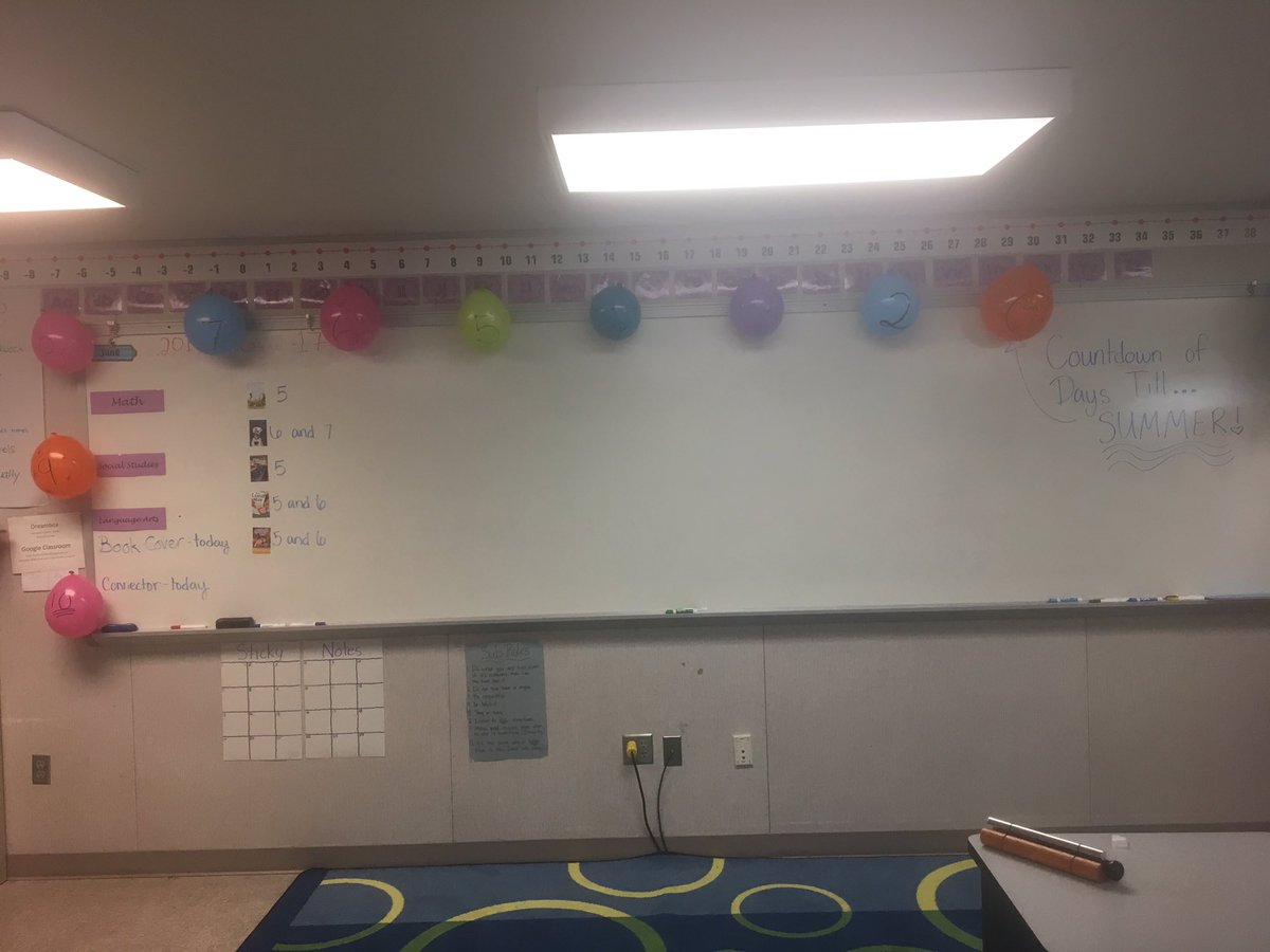 Falcons_Davis's tweet photo. Surprises in the classroom! Monday morning muffins to celebrate ten days left till Summer break. @ForestdaleES @FCPSR3 https://t.co/ZKZpraF0sk