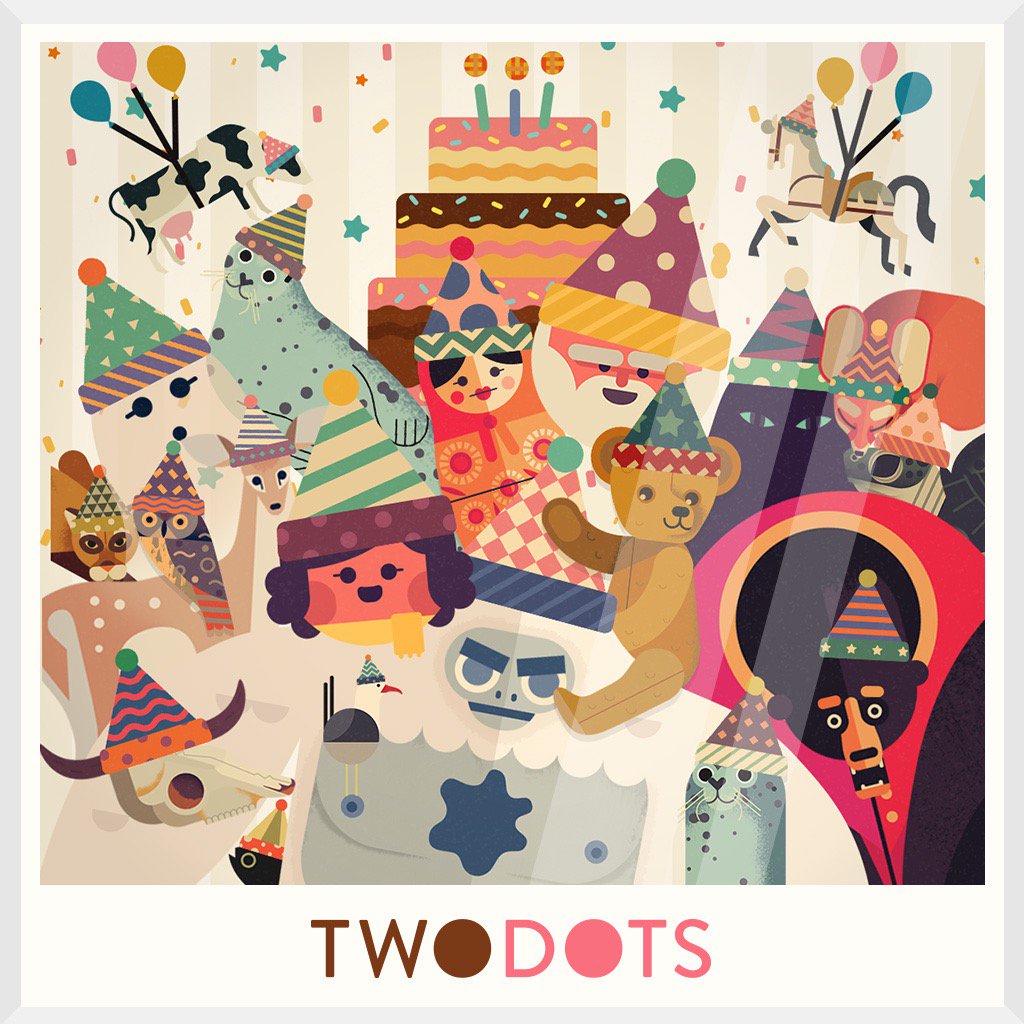 AmyFealey's tweet image. Playing @playdots from the day it was released - happy 3rd birthday - that hunt was hard! #twodotsbirthday #hathunt