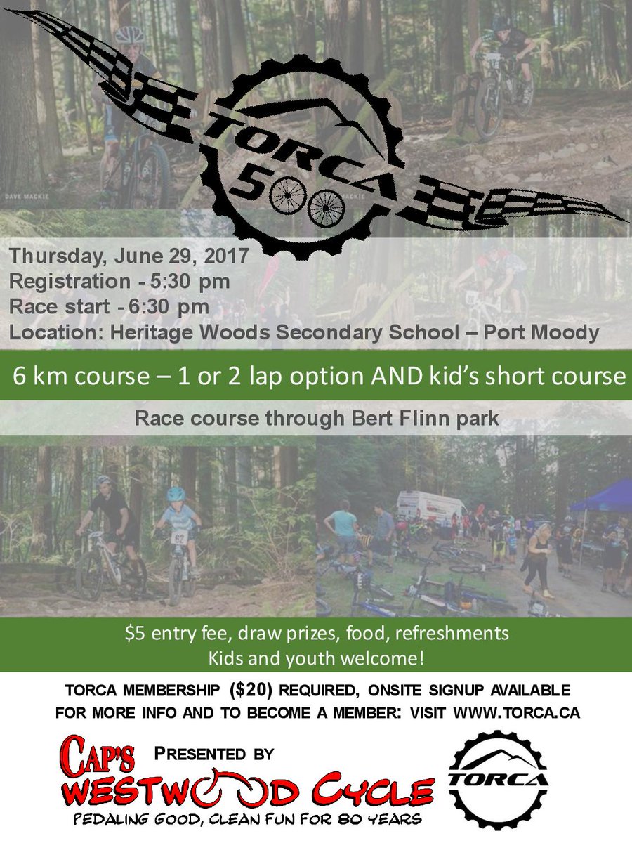 The TORCA 500 returns on June 29th presented by <a href="/Westwoodcycle/">Westwood Cycle</a> Check out ow.ly/29Xt30cxfbc for details. #racing #torca500 #funforall
