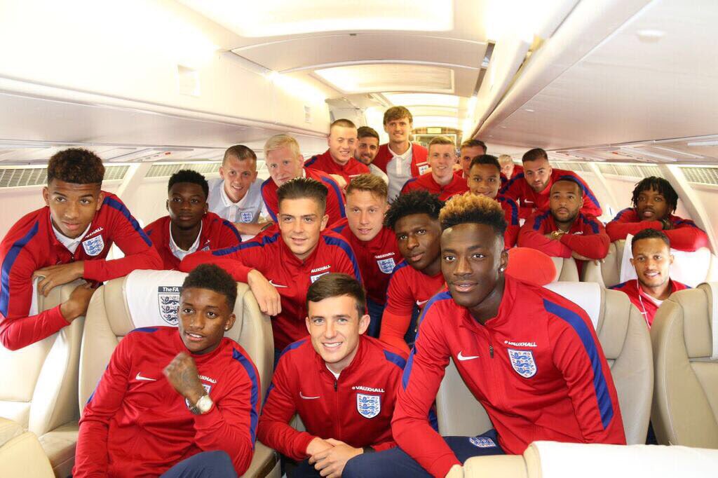 Prowsey16's tweet photo. We're on our way! 🏆⚽️✈️ https://t.co/Ffcy7g2Ele