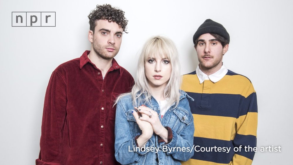 nprmusic's tweet photo. Paramore's been called emo, pop-punk and everything in between, but the adjective "catchy" has always applied. https://t.co/qjVREMK93p https://t.co/Ai1aSTmakF