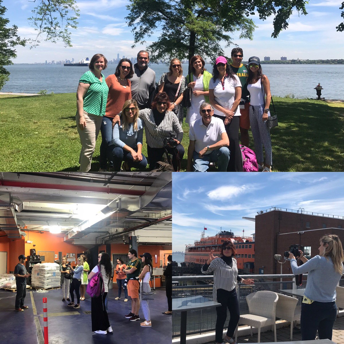 Explored #StGeorge on Fri w/ #press and #trade from #Brazil, #Argentina and #Hungary in partnership with @nycgo. #tourstgeorge #onebigwheel