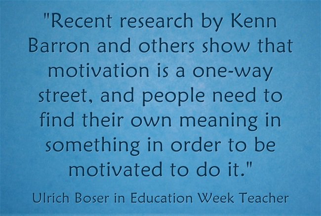 It doesn't matter if something works if students won't do it. <a href="/ulrichboser/">Ulrich Boser</a> discusses motivation w/ <a href="/Larryferlazzo/">Larry Ferlazzo</a>: bit.ly/2sV3rf1