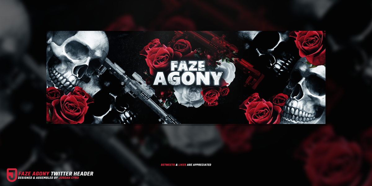 JordanCyno's tweet photo. HEADER - Twitter header design for @Agony - trying new stuff still. Retweets &amp; Likes appreciated!
FEEDBACK WELCOME! https://t.co/I6pGwsHgjf
