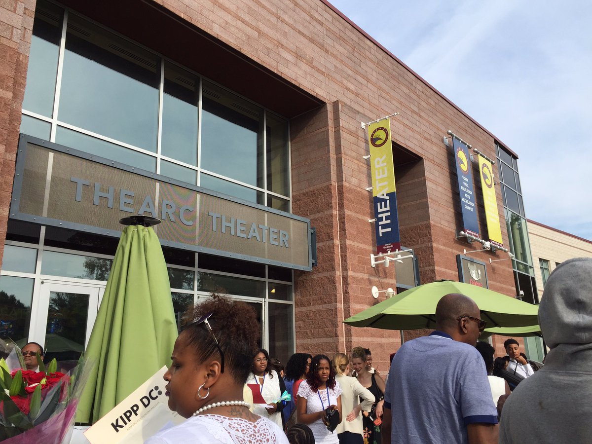 Congratulations to today's KIPP DC Key Academy graduates! So happy to have you celebrate your special moment at <a href="/THEARC_Theater/">THEARC Theater</a>! 👍🏾👍🏾