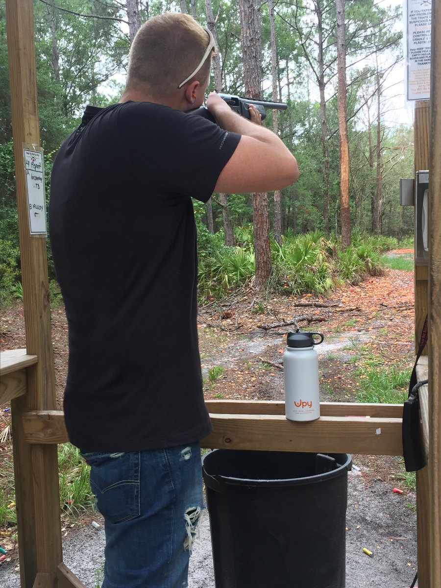 AReviewDaily's tweet photo. Out Shooting for the day with my UPY bottle. Check them out https://t.co/5VQrqnIupD  #UPY #shooting #Florida #lovelife https://t.co/eh0n8FBA1P