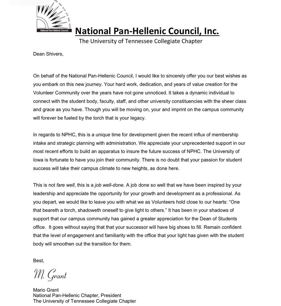 Thank you <a href="/UTK_NPHC/">UTK NPHC</a>! I loved working with you and look forward to your continued success!#VFL 🍊🍊💚💕💚💕