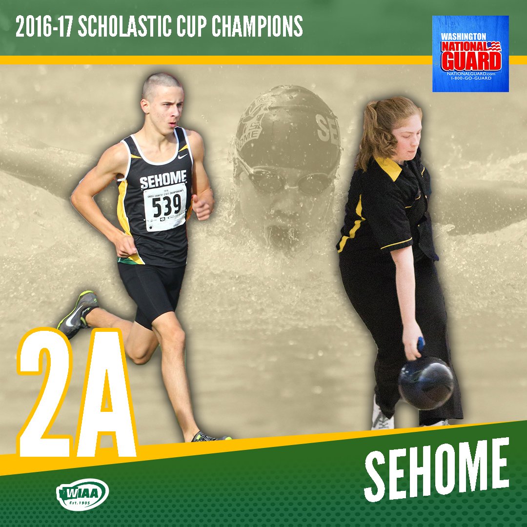 Congratulations to the 2A Scholastic Cup Champions - Sehome!