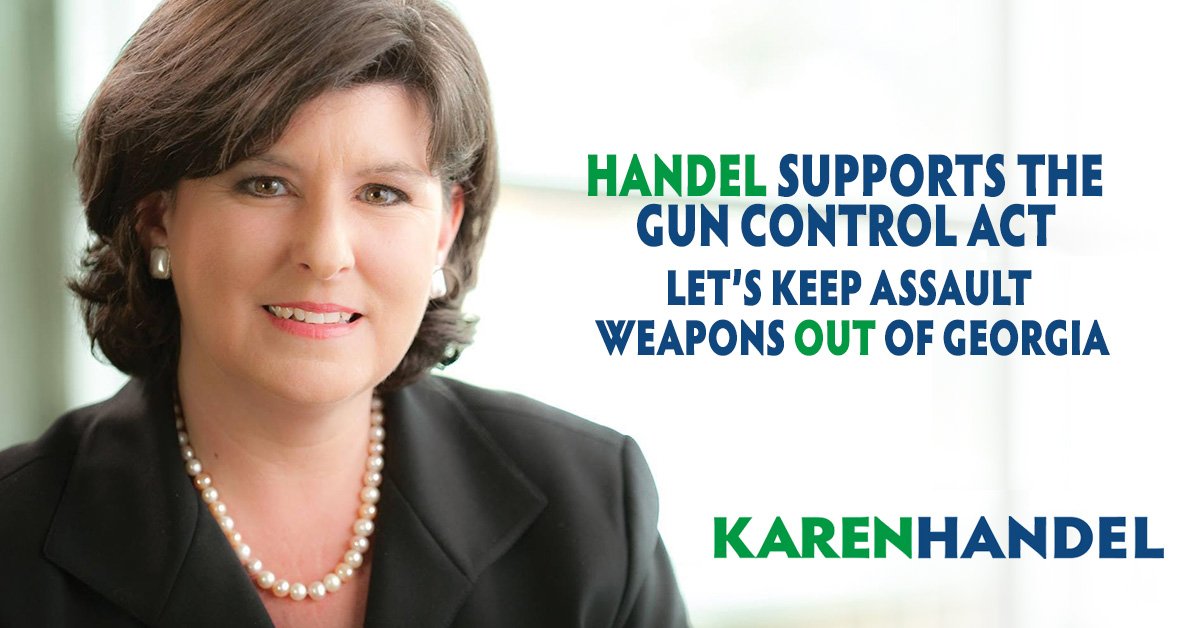 nixann5's tweet photo. @HandelTeam @OldeBlindDog @THEHermanCain @ronaldgwallace Karen why do you support a gun ban?! #GA06 #QuestionsNeedingAnswers https://t.co/po4plr5tQG