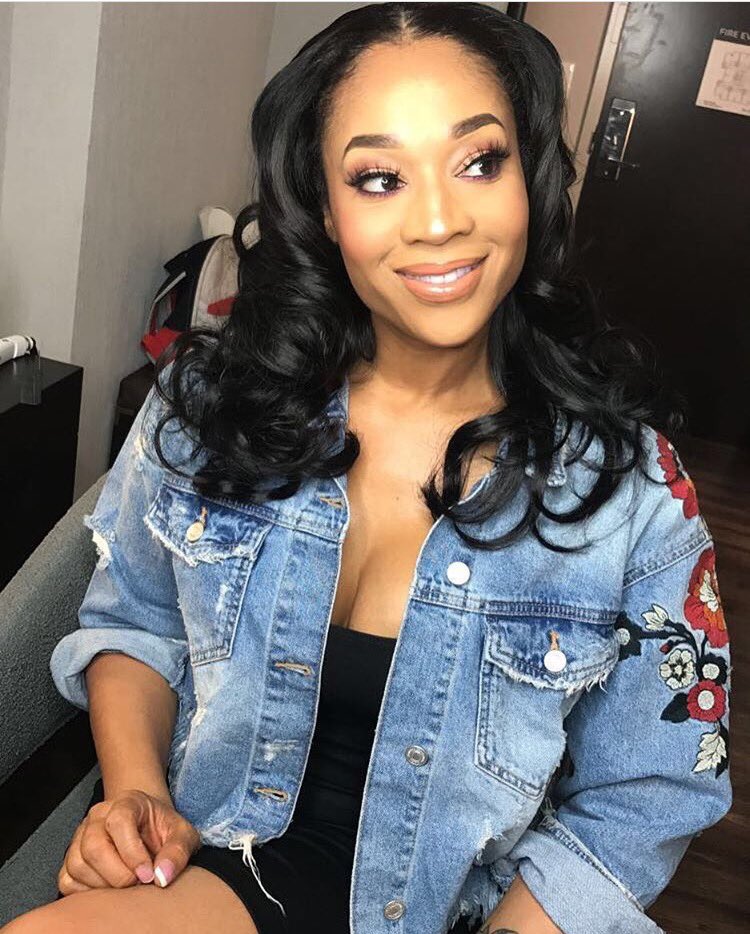 MimiFaust's tweet photo. I loved my glam team in New York! ππ½ @hairbyhim_ & π @Tyshala I'm also wearing #Pepper48 lashes! #mimifaust #TeamMimiFaust! https://t.co/EqrX3AA3is