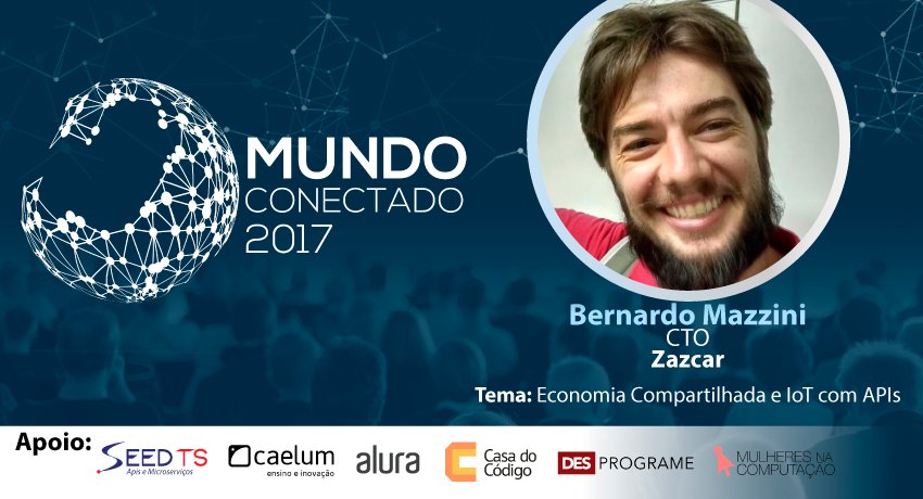 mundoapi's tweet photo. Bernardo Mazzini está confirmado como palestrante do MC2017, e ele vai explicar tudo sobre Economia Compartilhada e IoT com APIs. #mc2017 https://t.co/t0qMVcszLa