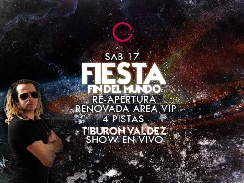 CamelotNight's tweet photo. #sab17  te presentamos #FiestaFinDelMundo y está vez con la RE APERTURA DE NUESTRO RENOVADO VIP Y EL SHOW MAS FIESTERO!🎉
RT Y VAN FREE! https://t.co/X11JUTW9E6