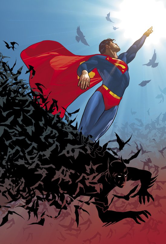 AH_AdamHughes's tweet photo. The Man of Tomorrow and the Dark Knight Detective #SupermanDay #fromtheahvault https://t.co/C6ISo2LJwK