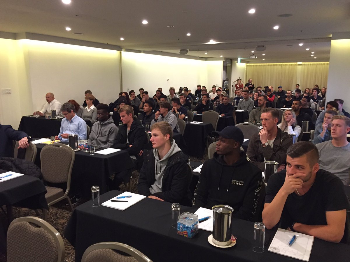 thepfa's tweet photo. Fantastic turnout as the PFA kicks off day 1 of the 2017 #PFAInduction https://t.co/7vVJVXjXaW