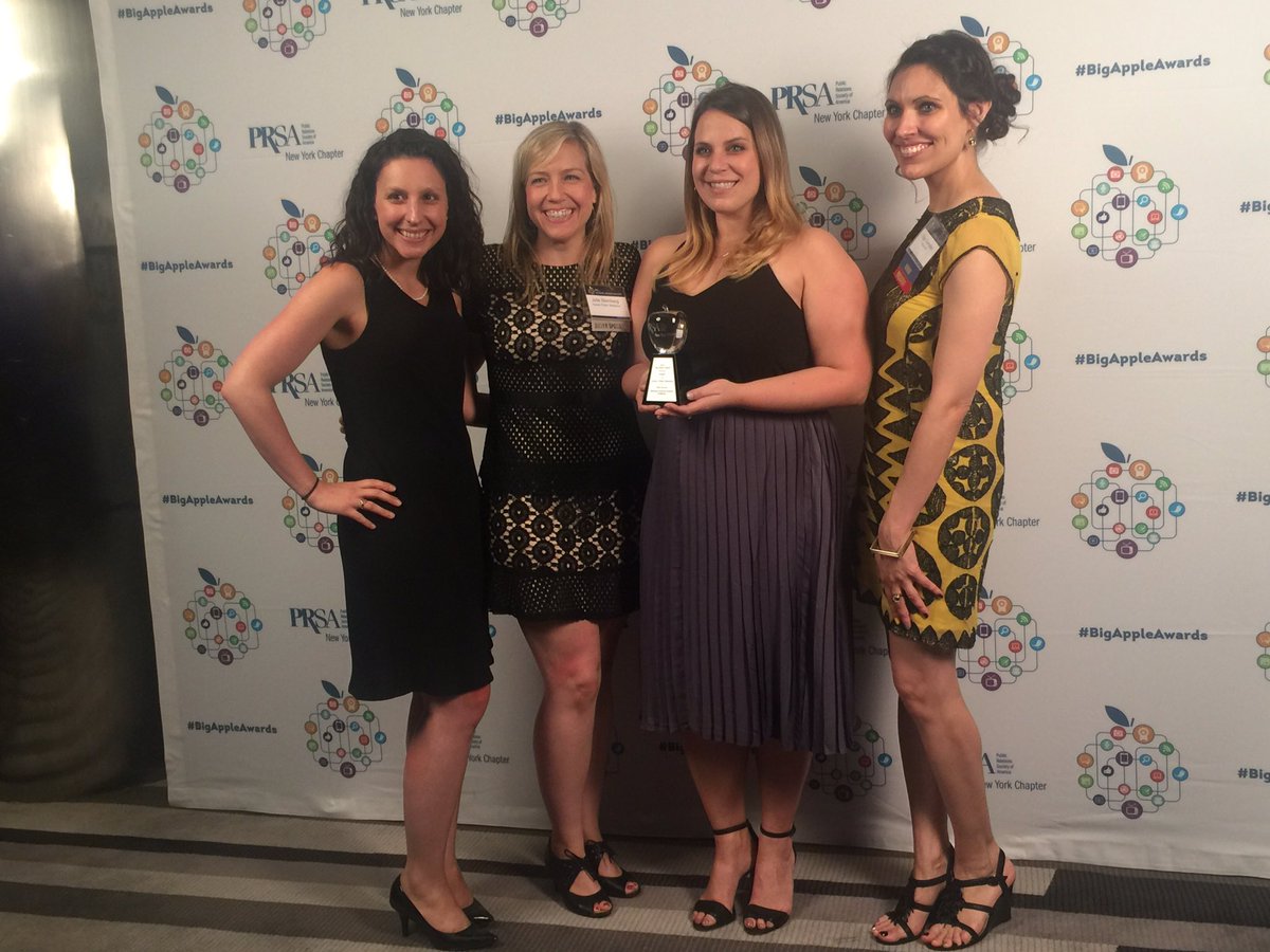 HunterPR's tweet photo. Congrats to our Visine team for their #ScreenOn campaign, which is a co-winner at the @prsany #BigApplePR Awards in the Healthcare category! https://t.co/cfvD9nnCir