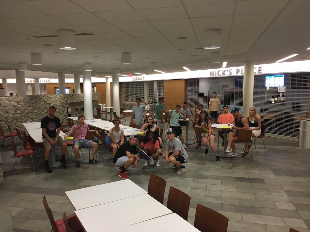 8:41 means time for a meal swipe at nicks! #Bryant2021