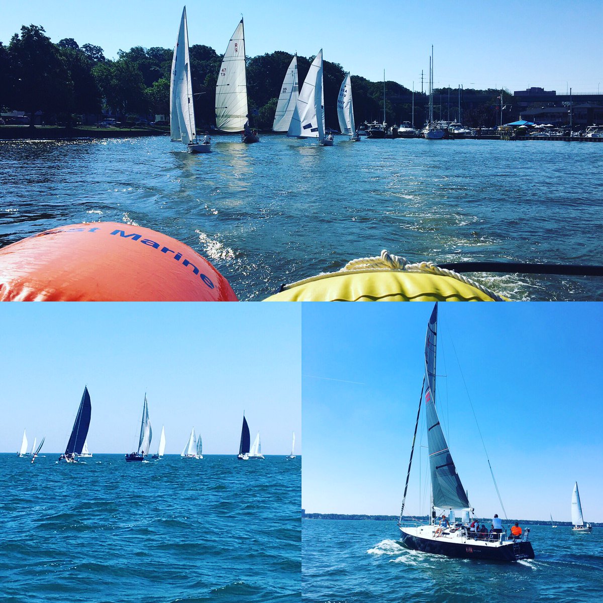 What A #Weekend #sailing on #LakeErie #CLE