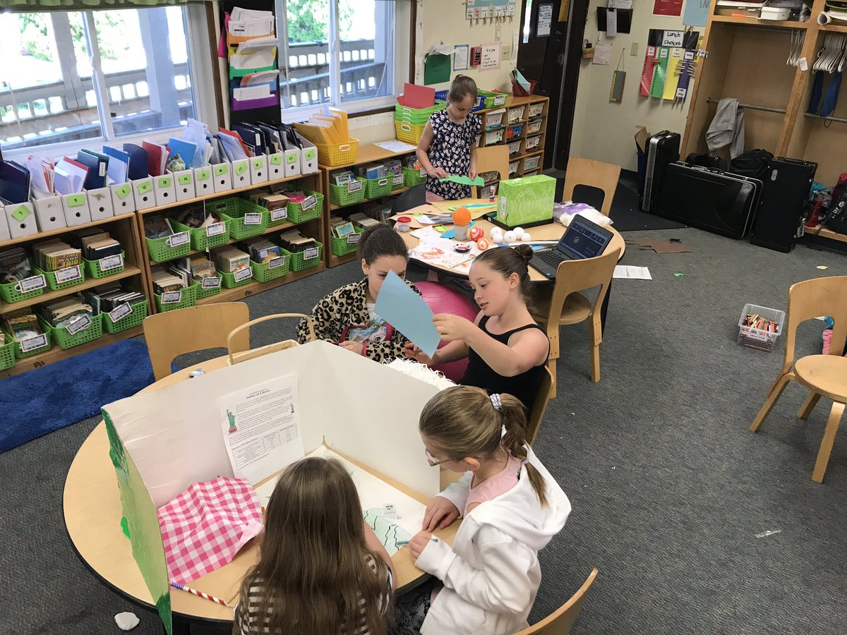 P2Greco's tweet photo. Lots of creativity and collaboration as students prepare project work for the Share Fair! #lymanr13 #rsd13ct https://t.co/hbWrUaG8Ny