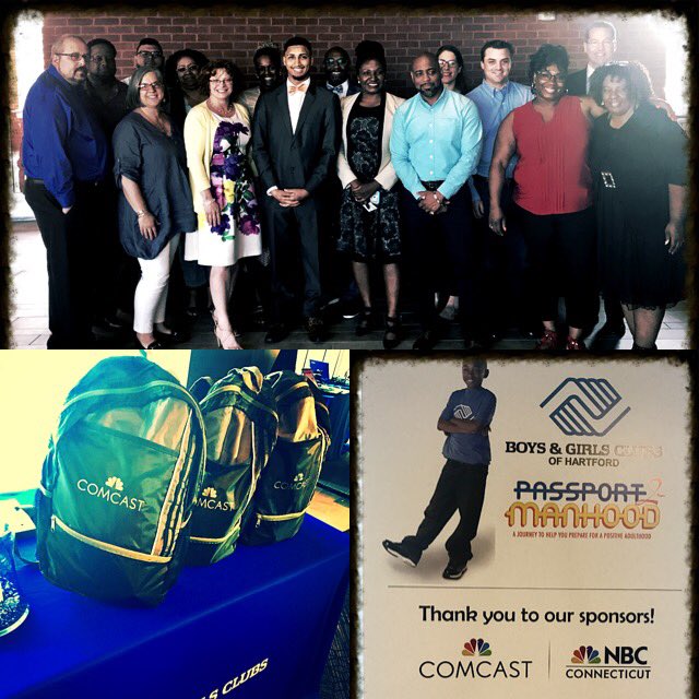 .@ComcastNewEng so proud to be presenting sponsor @BGCHartford #PassportToManhood #manoftheyear #GreatFutures #InvestinKids @BGCA_Clubs