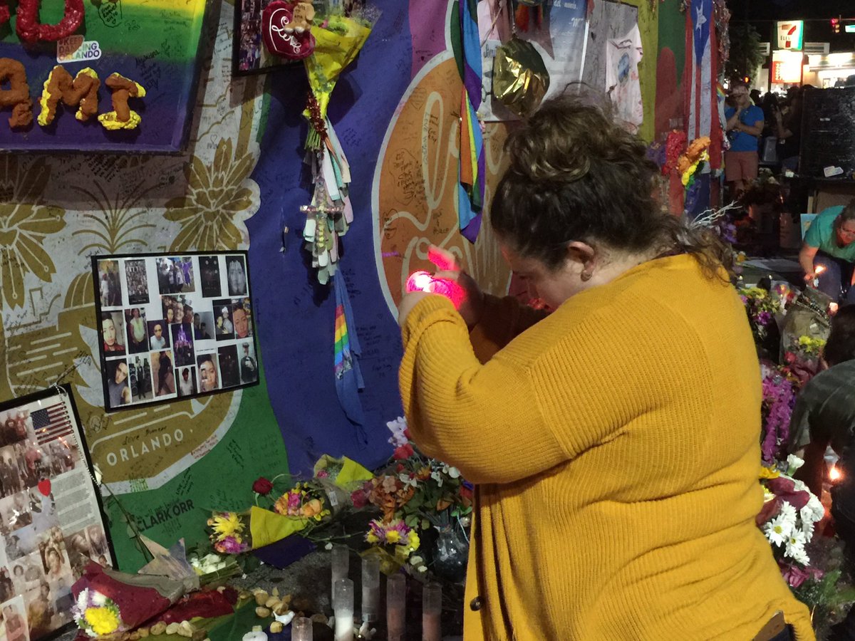 Eric_Roby's tweet photo. It's been a very emotional 24 hours. #PulseOneYearLater @CBS12 https://t.co/2ML9q2BOj4